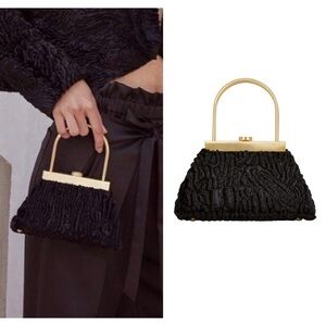 Cult Gaia Estelle Mini Bag in Black Faux